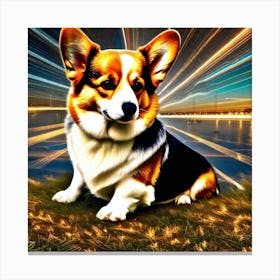 Pembrokeshire Corgi 2 Canvas Print