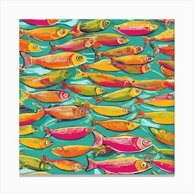 Colorful Fishes 1 Canvas Print