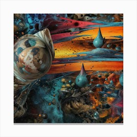 'Alien Planet' Canvas Print