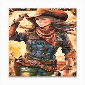 Cowgirl-Drucke 09.12.2024--2f373865775 Canvas Print