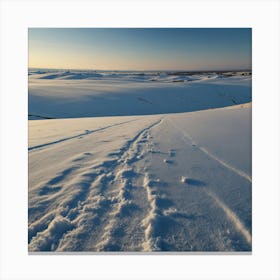 Snowy Landscape 1 Canvas Print