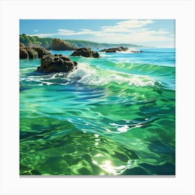 Ocean Water Canvas Print