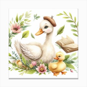 The Ugly Duckling Canvas Print