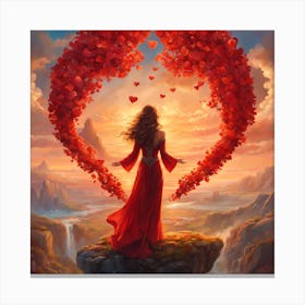Heart Of Love 1 Canvas Print
