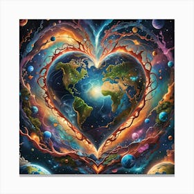 Heart Of The Universe Canvas Print