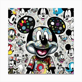 Mickey Reimagined 3 Canvas Print