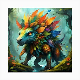 Rainbow Creatures #4 Canvas Print