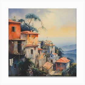 Cinque Terre Whispers Canvas Print