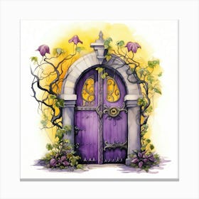 Purple Door 2 Canvas Print