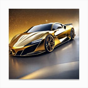 Golden Honda Nsx Canvas Print