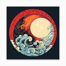 Yin And Yang 4 Canvas Print