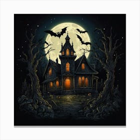 Haunted House 10 Canvas Print