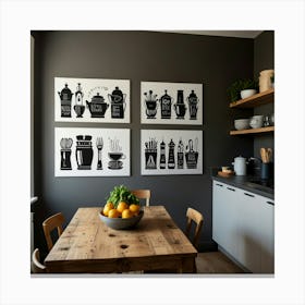 Kitchen Wall Art Canvas Print