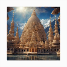 Beautiful Temple Canvas Print