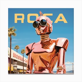 Roca Robot Fashion Canvas Print