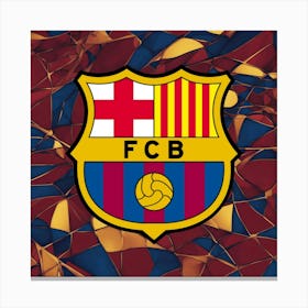 FC Barcelona Logo Wall Art 38 Canvas Print