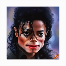 Craiyon 151725 Michael Jackson Canvas Print