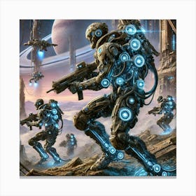 Powered Exoskeletons 1024x1024 Canvas Print