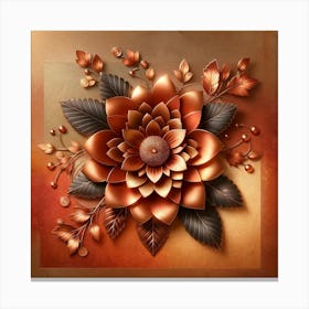 Autumn Flower Canvas Print