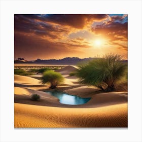 Desert Landscape 11 Canvas Print