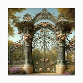 Gate Of Paris Canvas Print