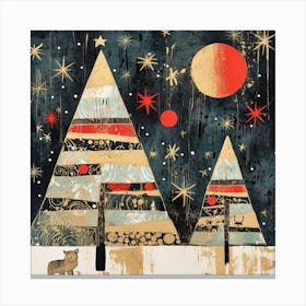 Christmas Trees 4 Canvas Print