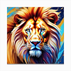 Lion Painting 95 Canvas Print