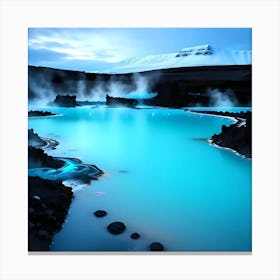Blue Lagoon, Iceland Canvas Print