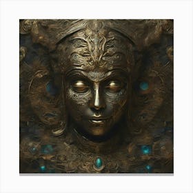 Gold Queen Canvas Print