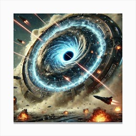 Singularity Shield Converted Canvas Print