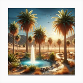 Beautiful Oasis 1 Canvas Print