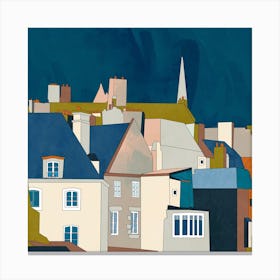 Saint Malo Square Canvas Print