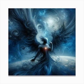 Angel Of The Night Canvas Print