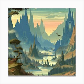 Land Of Fantasy 3 Canvas Print