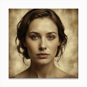 Portrait Of A Woman 10 Canvas Print