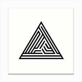 Triangle Logo Canvas Print