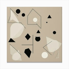 Geometric Shapes Wall Art 3 Canvas Print