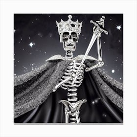Skeleton King 2 Canvas Print