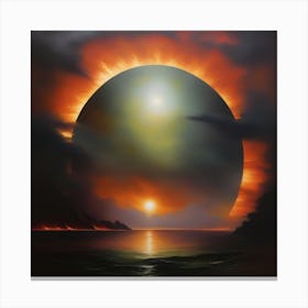 Eclipse Of The Sun Canvas Print