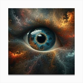 Smoke gets in my eyes Canvas Print