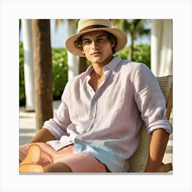 Summer resort wear Canvas Print