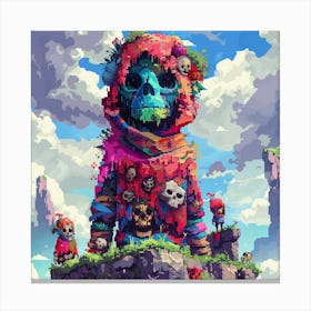 Skeletons In The Sky Canvas Print