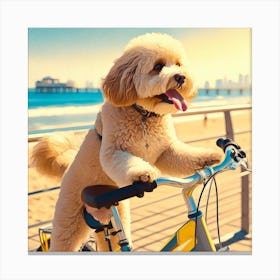 It’s my Bike Dog Canvas Print