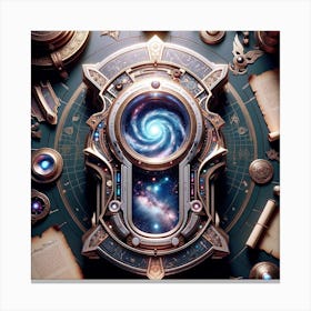 Galactic Quantum Compiler Canvas Print