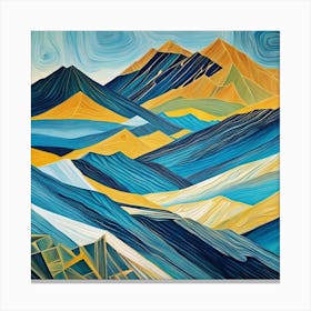 Blue Mountains Canvas Print