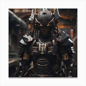 Predator In Armor Canvas Print