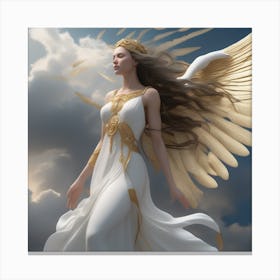 Angel With Wings 1 Canvas Print