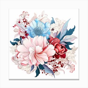 Floral Bouquet 20 Canvas Print