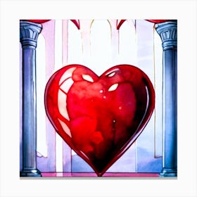 Valentine'S Heart Canvas Print