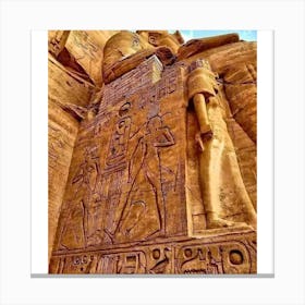 Egyptian Relief 10 Canvas Print